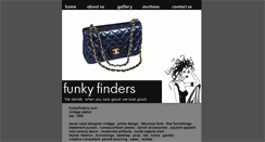 Desktop Screenshot of funkyfinders.com