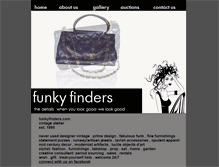 Tablet Screenshot of funkyfinders.com
